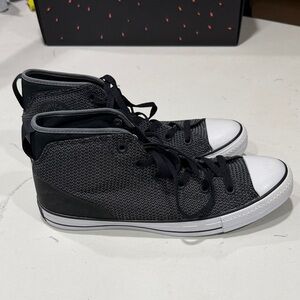 Converse Black and White High-Top Sneakers